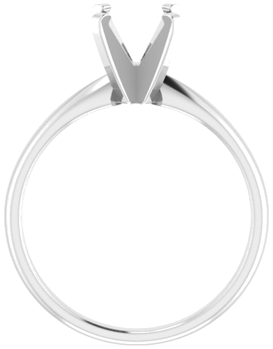 Sužadėtuvių Žiedas „Solitaire“ 417 Baltojo Aukso Square 5mm (2)