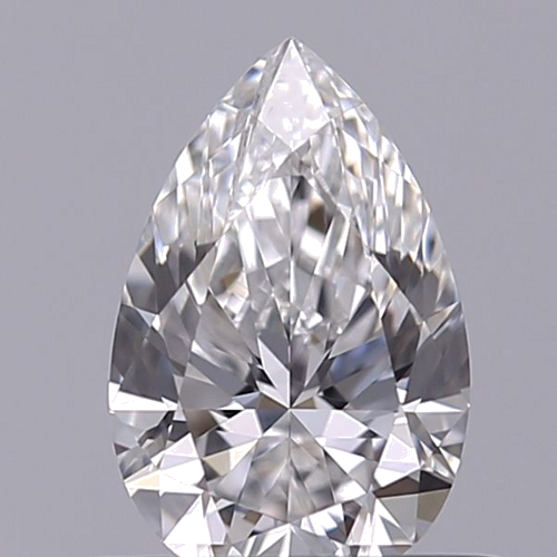 0.5 carat E-VS2 Natūralus Pear Deimantas (1)