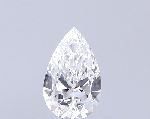 0.3 carat D-VVS2 Natūralus Pear Deimantas (1)