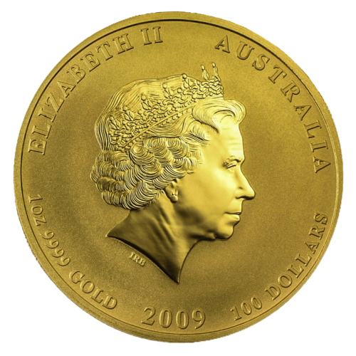 1 oz Year of the Ox 2009 (Lunar II) Australia Gold Coin (2)