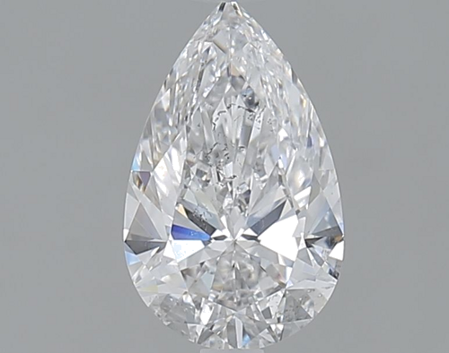 1.2 carat D-SI2 Natūralus Pear Deimantas (1)