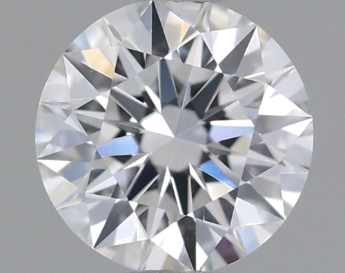 0.43 carat F-VVS2 Excellent cut Natūralus Round Deimantas (1)