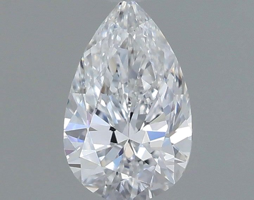 0.3 carat D-VS1 Natūralus Pear Deimantas (1)