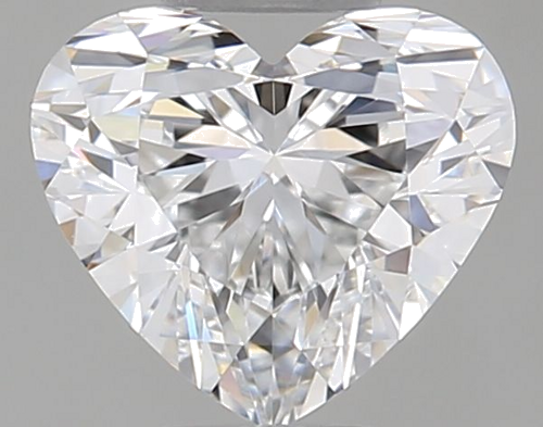 0.53 carat E-VVS1 Natūralus Heart Deimantas (1)