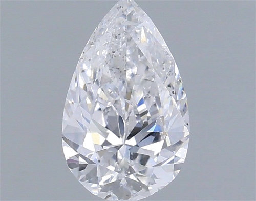 0.5 carat E-SI2 Natūralus Pear Deimantas (1)