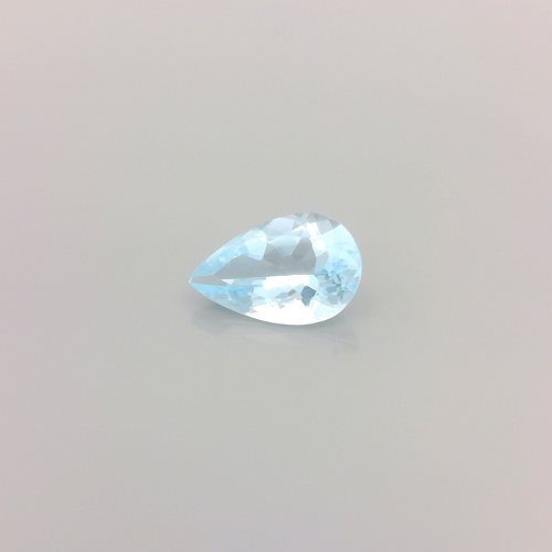 0.66 carat BLUE Pear Aquamarine (1)