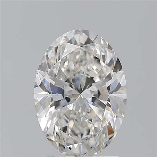 2.01 carat G-SI2 Natūralus Oval Deimantas (1)