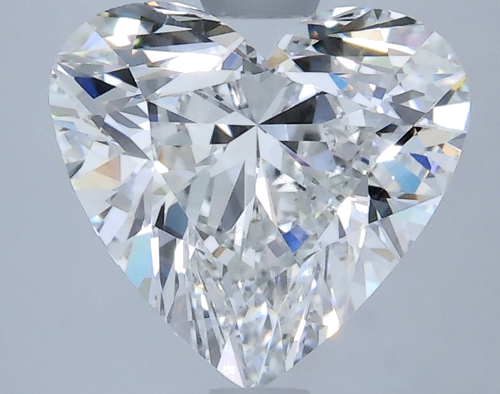 1.5 carat F-SI1 Natūralus Heart Deimantas (1)