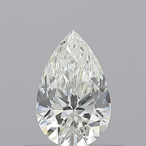 0.51 carat H-VVS1 Natūralus Pear Deimantas (1)