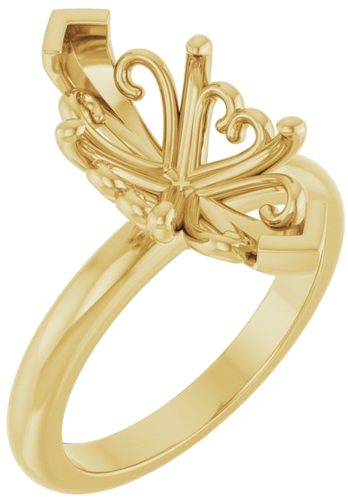Sužadėtuvių Žiedas „Solitaire“ 14k yellow gold Marquise 16mm x 8mm (1)