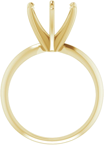 Sužadėtuvių Žiedas „Light Solitaire“ 585 Geltonojo Aukso Round 9.1mm x 9.7mm (2)