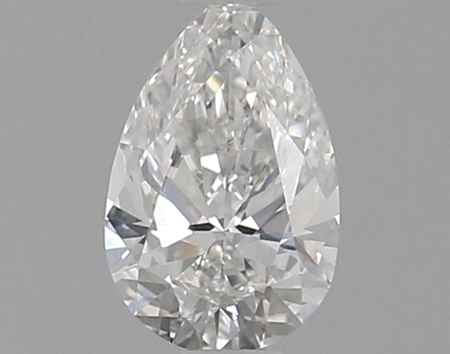 0.52 carat F-SI1 Natūralus Pear Deimantas (1)