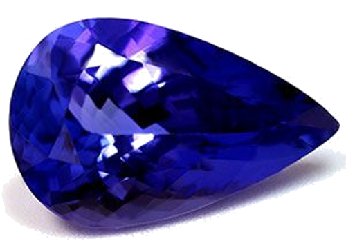 4.74 carat BLUE Pear Tanzanite (1)