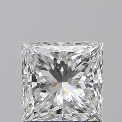 1.01 carat F-SI1 Natūralus Princess Deimantas (1)