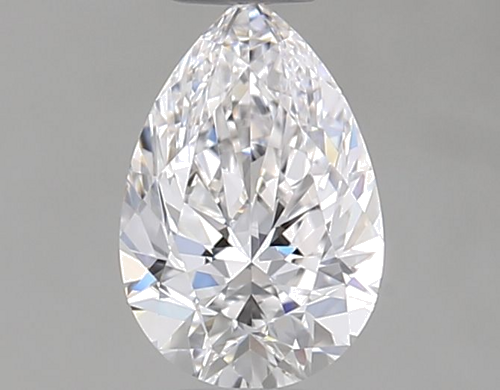 0.43 carat D-VVS1 Natūralus Pear Deimantas (1)