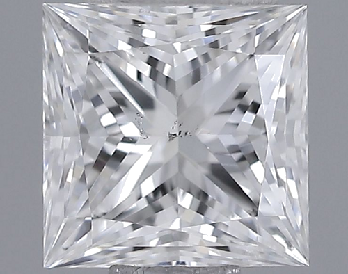 0.59 carat E-SI1 Natūralus Princess Deimantas (1)