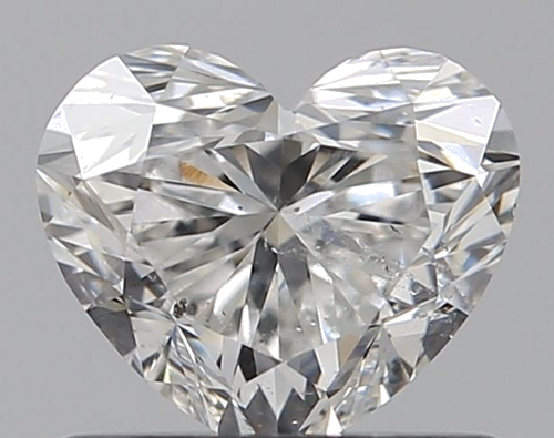 0.72 carat E-SI1 Natūralus Heart Deimantas (1)