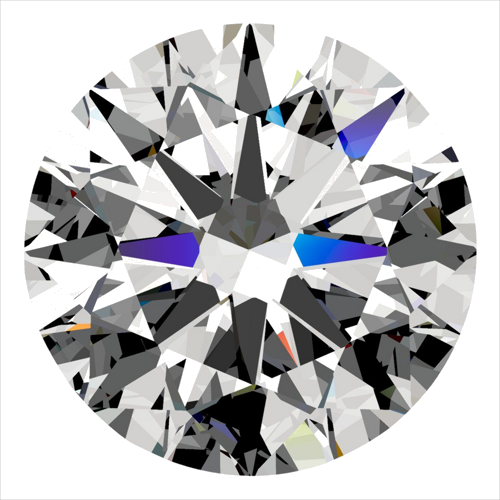 0.32 carat E-VVS1 Excellent cut Natūralus Round Deimantas (1)