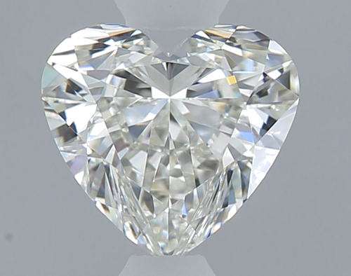 0.55 carat J-VVS2 Natūralus Heart Deimantas (1)