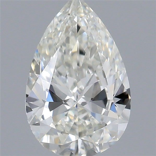 0.4 carat I-VVS1 Natūralus Pear Deimantas (1)