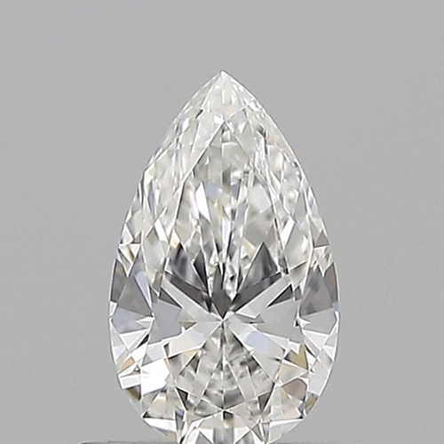 0.54 carat F-VVS2 Natūralus Pear Deimantas (1)