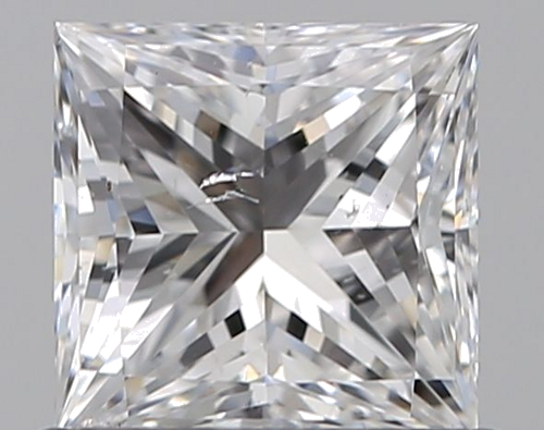 0.7 carat D-SI1 Natūralus Princess Deimantas (1)