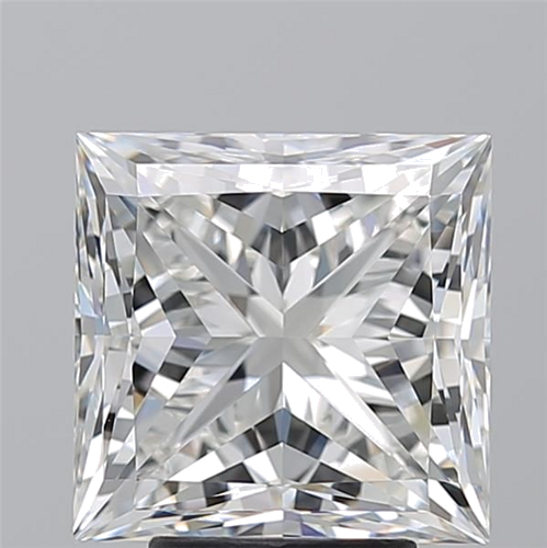 5.01 carat H-VVS2 Natūralus Princess Deimantas (1)