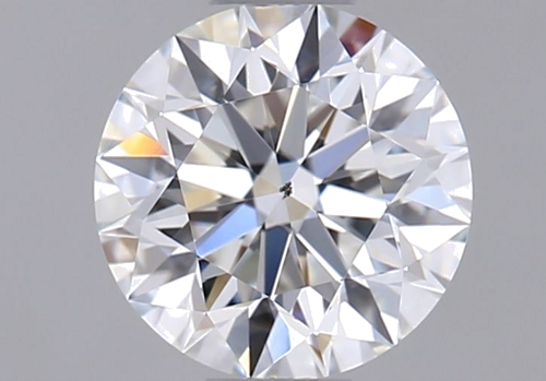 0.57 carat F-SI1 Excellent cut Natūralus Round Deimantas (1)