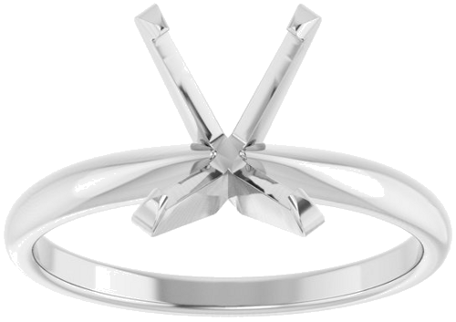 Sužadėtuvių Žiedas „Solitaire“ 585 Baltojo Aukso Oval 10mm x 8mm (3)