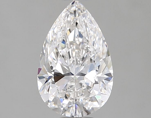 0.7 carat F-SI1 Natūralus Pear Deimantas (1)