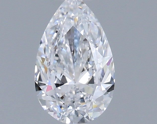 0.4 carat D-VVS1 Natūralus Pear Deimantas (1)
