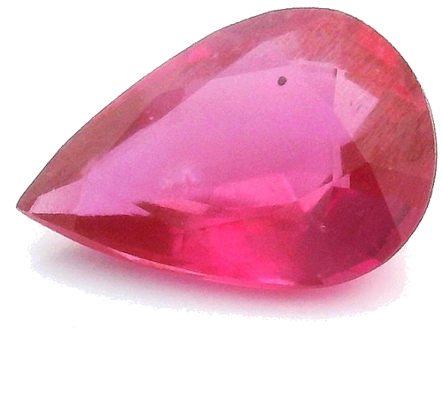 0.66 carat RED Pear Rubinas (1)
