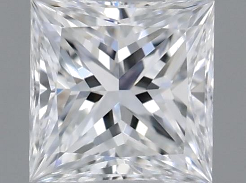 0.31 carat D-VVS2 Natūralus Princess Deimantas (1)