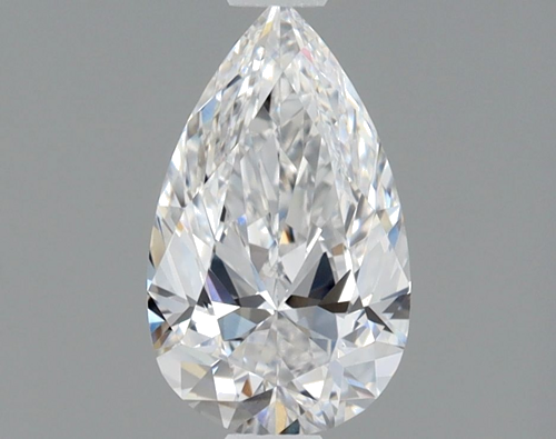 0.7 carat D-IF Natūralus Pear Deimantas (1)