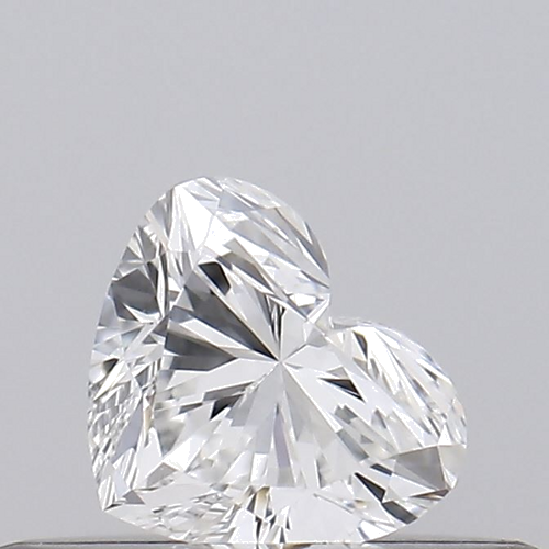 0.23 carat F-VVS1 Natūralus Heart Deimantas (1)