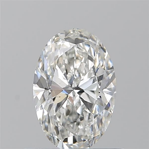 0.71 carat G-SI1 Natūralus Oval Deimantas (1)