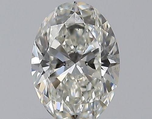 0.53 carat I-SI1 Natūralus Oval Deimantas (1)