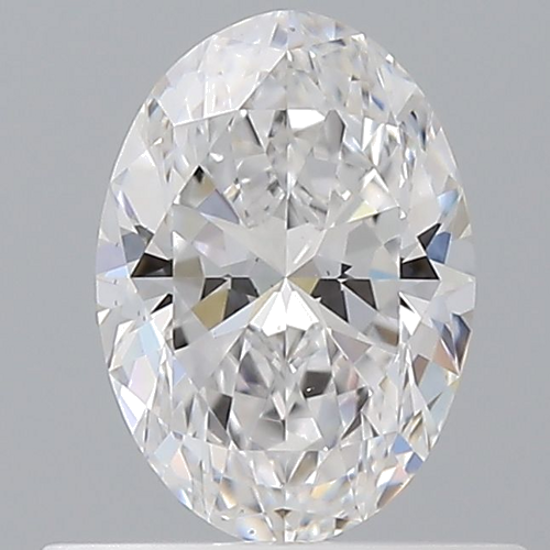 0.5 carat D-VS2 Natūralus Oval Deimantas (1)