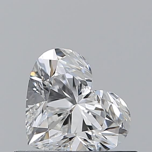 0.52 carat G-VVS2 Natūralus Heart Deimantas (1)