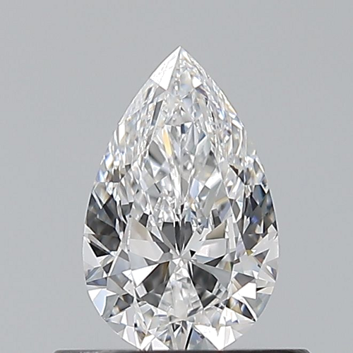 0.51 carat D-VS1 Natūralus Pear Deimantas (1)