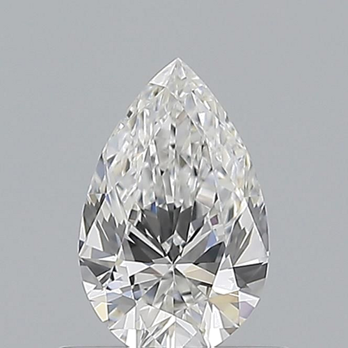 0.52 carat F-VVS2 Natūralus Pear Deimantas (1)