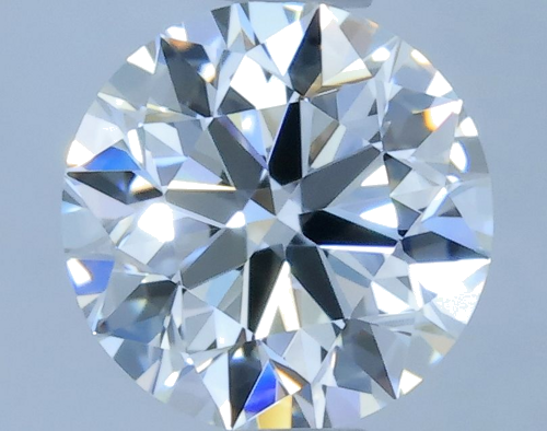 0.58 carat H-IF Excellent cut Natūralus Round Deimantas (1)