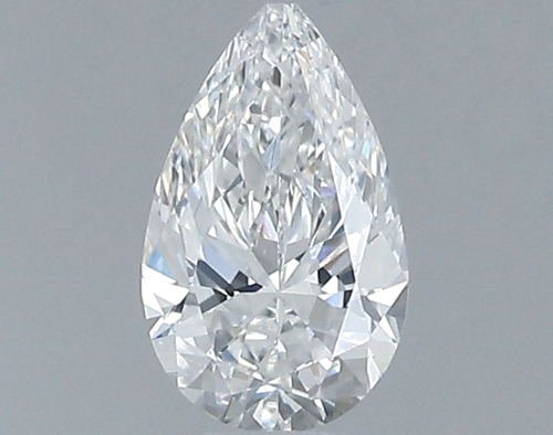 0.3 carat F-VS2 Natūralus Pear Deimantas (1)