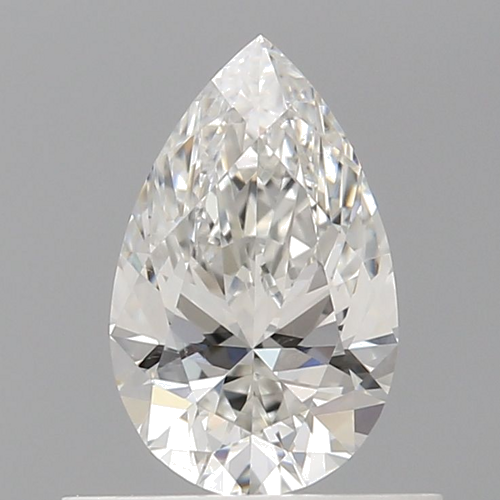 0.53 carat F-SI1 Natūralus Pear Deimantas (1)