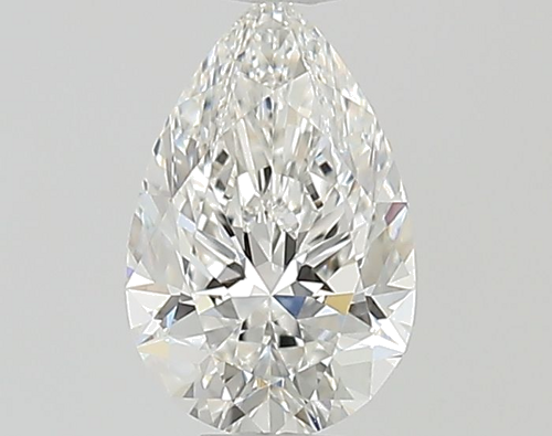 0.5 carat F-VVS1 Natūralus Pear Deimantas (1)