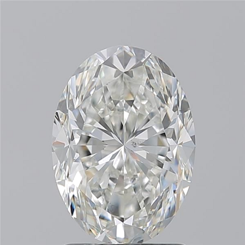 2.22 carat H-SI1 Natūralus Oval Deimantas (1)