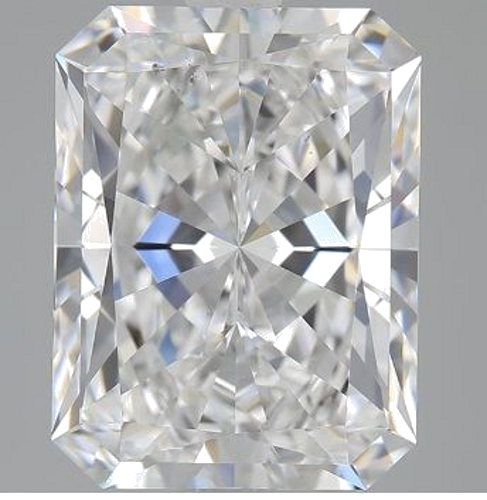3.75 carat D-SI1 Natūralus Radiant Deimantas (1)