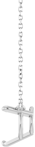 Pakabukas „Solitaire“ 14k white gold Round 9mm (3)