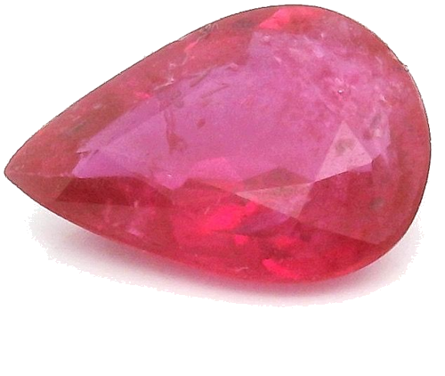0.63 carat RED Pear Rubinas (1)