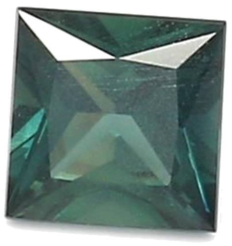 0.61 carat GREEN STEP cut Square Safyras (1)